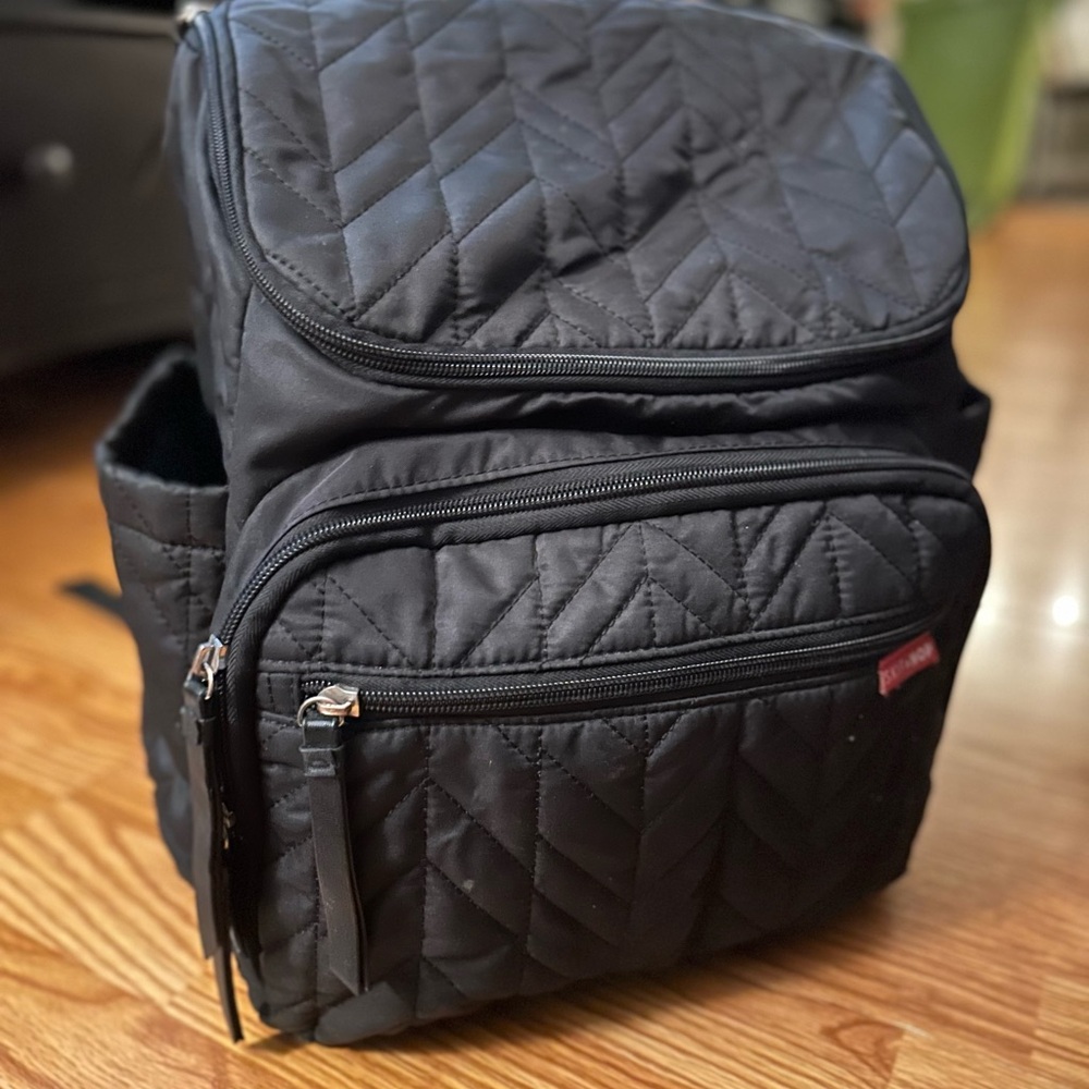 Skip Hop Black Diaper Backpack